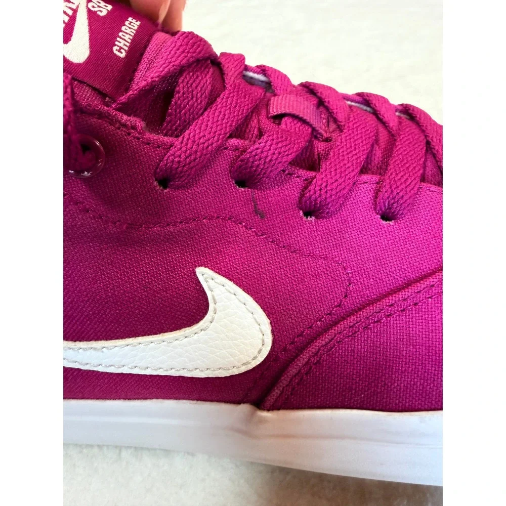 Nike SB Charge Canvas Berry Magenta Skate Shoes CN5269-502 Womens 11